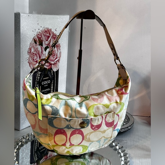 Coach Hampton Multicolor Hobo Bag - Picture 5 of 13